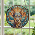 Miniature Pinscher Stained Glass Effect Suncatcher
